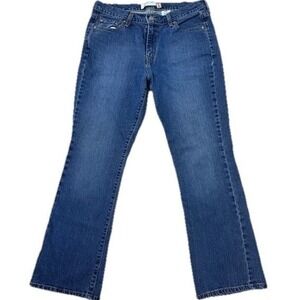 Levi's 515 Bootcut Jeans Women 14M Medium Wash Blue Denim Stretch Mid Rise Pants